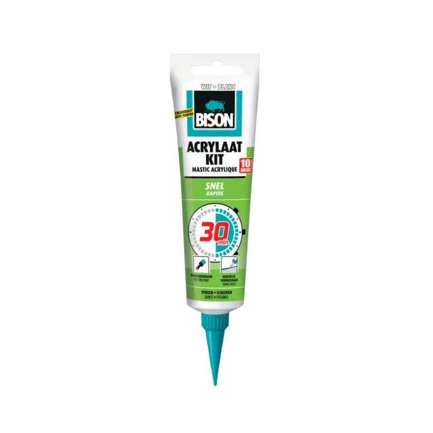 Bison acrylaatkit snel 30 minuten hangtube wit 150 ml