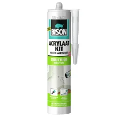 Bison acrylaatkit structuur koker wit 300 ml