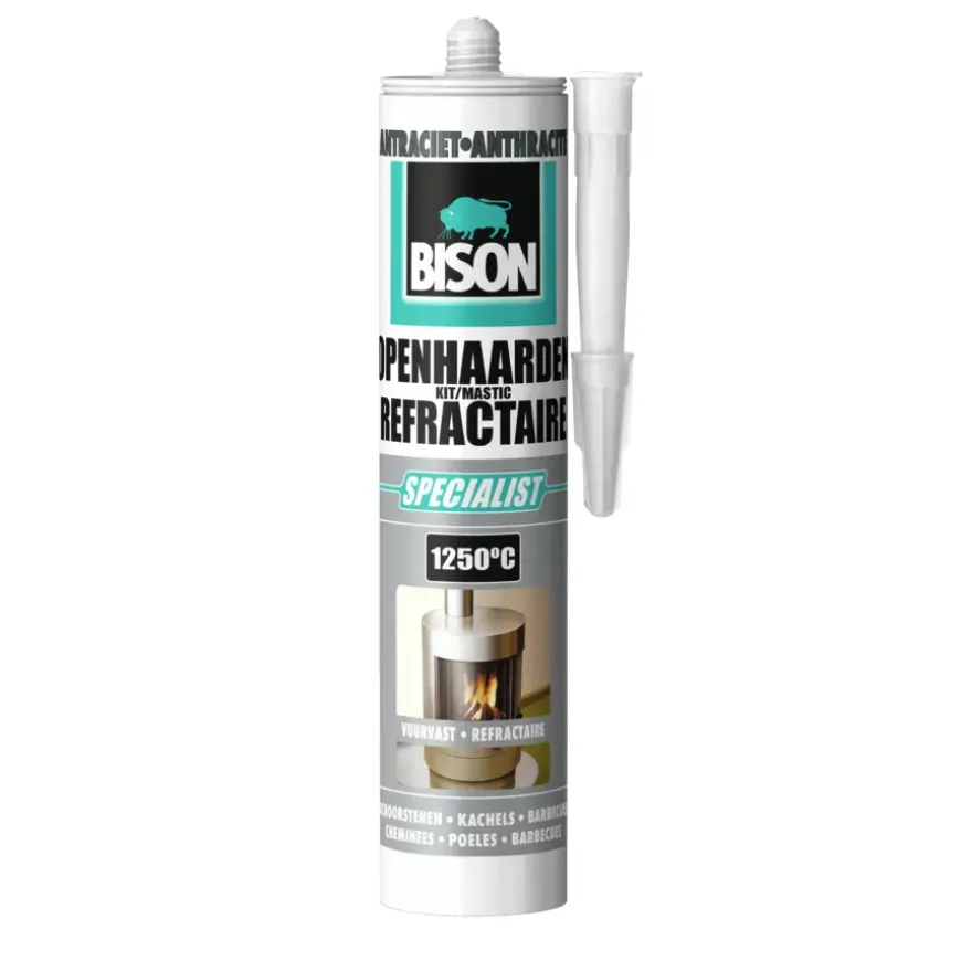 Bison openhaardenkit zwart koker 530 g