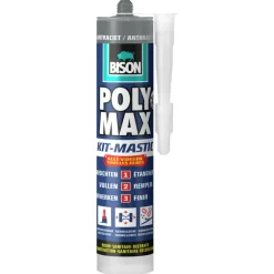 Bison Poly Max afdichtingskit alle voegen antraciet 280 ml