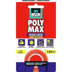 Bison Polymax high tack express montagetape wit