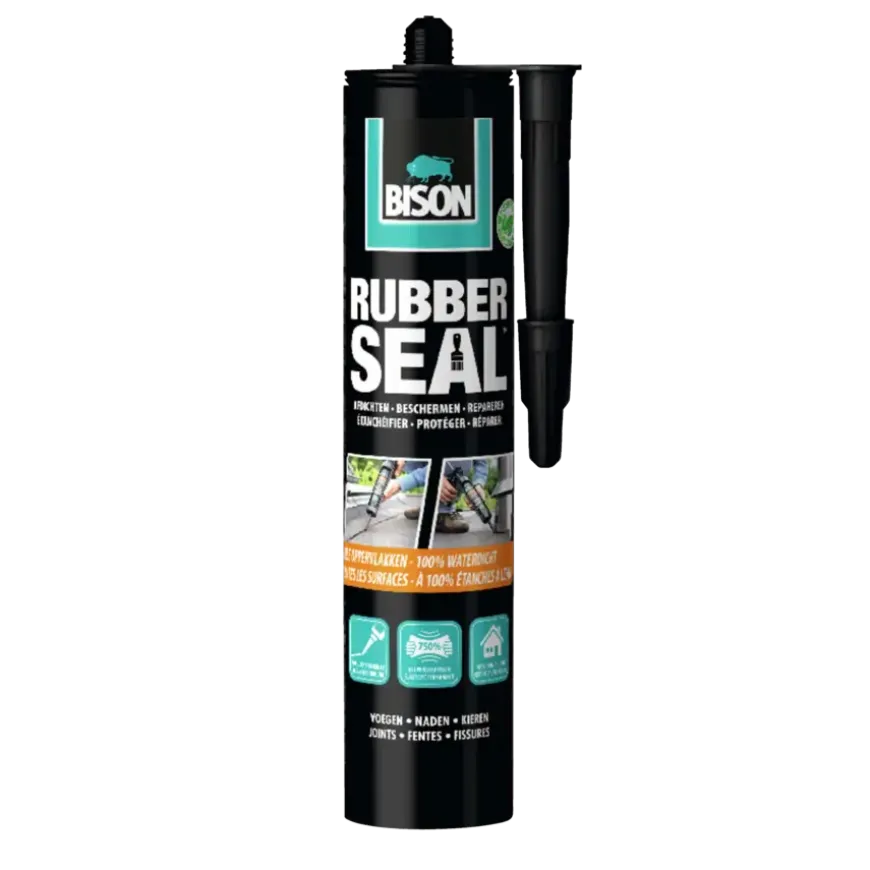 Bison Rubber Seal reparatiekit zwart 310 g