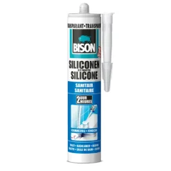 Bison siliconenkit transparant 300 ml