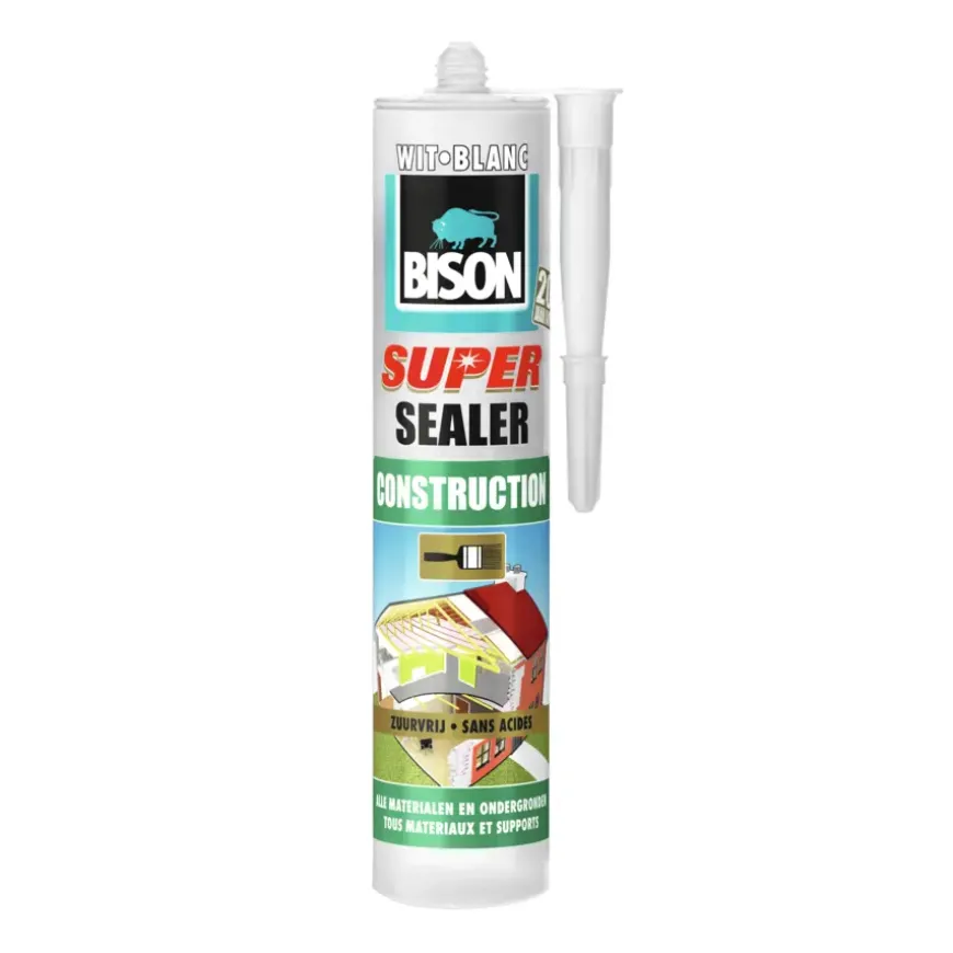 Bison super sealer construction wit koker 290 ml