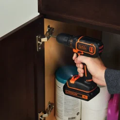 BLACK+DECKER accuboormachine BDC718AS2O-QW + 80-delige accessoireset