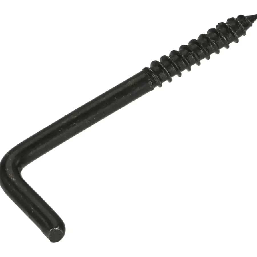 Blackline schroefduim zwart 4x60 mm 10 stuks