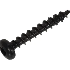 Blackline spaanplaatschroef zwart TX-10 3.0x20 mm 25 stuks
