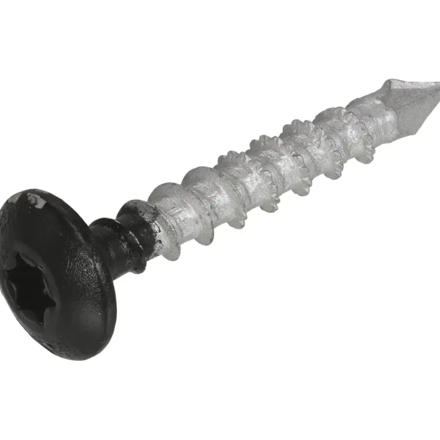 Blackline tuinbeslagschroef zwart TX-30 6.0x40 mm 5 stuks