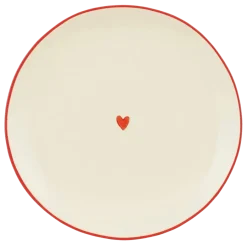 Geen Bord donker rood - h2xd20cm