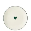 Geen Bord hart groen - h1,5xd20,5cm