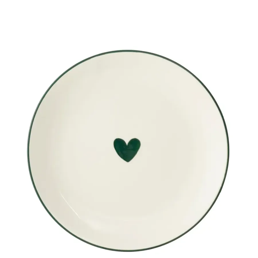 Geen Bord hart groen - h1,5xd20,5cm