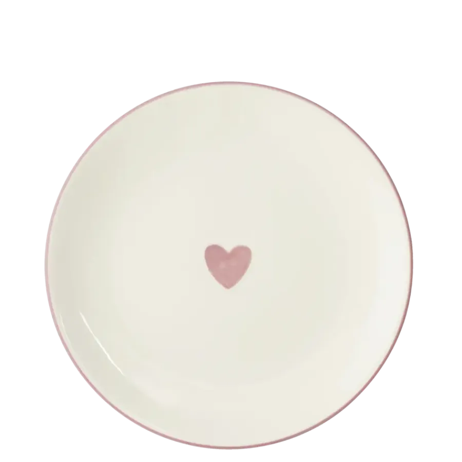 Geen Bord hart roze - h1,5xd20,5cm