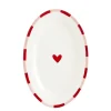 Geen Bord ovaal rood - l41,5xb27,5xh3cm
