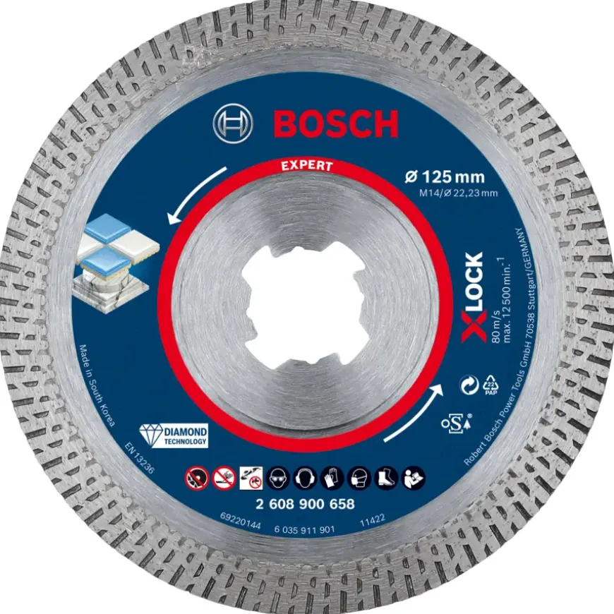 Bosch Expert HardCeramic X-lock diamantschijf 125mm keramisch