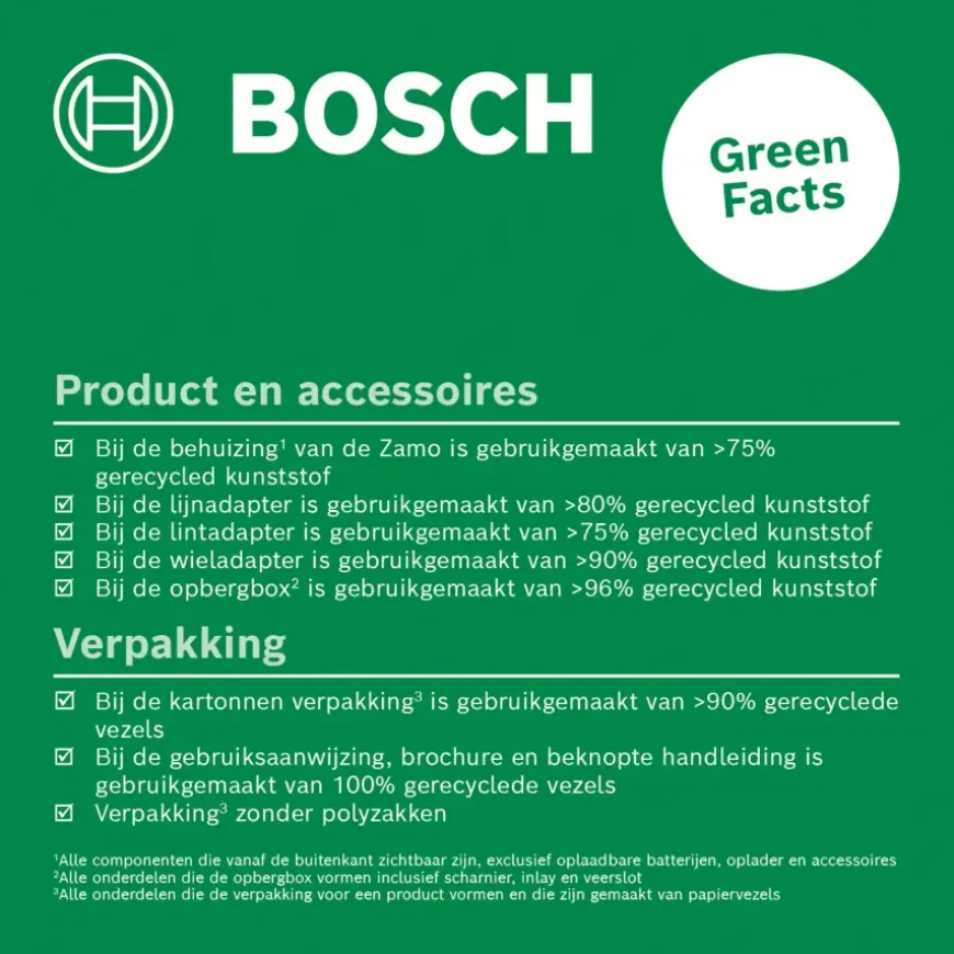 Bosch laserafstandsmeter Zamo incl. 3-delige adapterset
