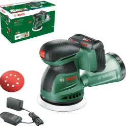 Bosch 18V excentrische schuurmachine 125 mm EasyOrbit incl. 2.0Ah accu+oplader