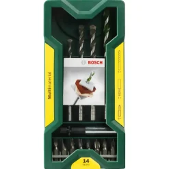 Bosch X-line 14-delige universele bits en borenset