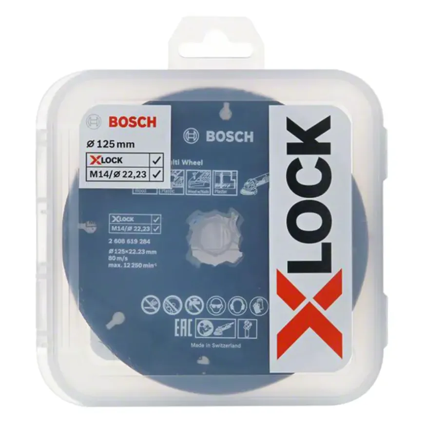Bosch X-lock 5-delige slijpschijven set 125mm