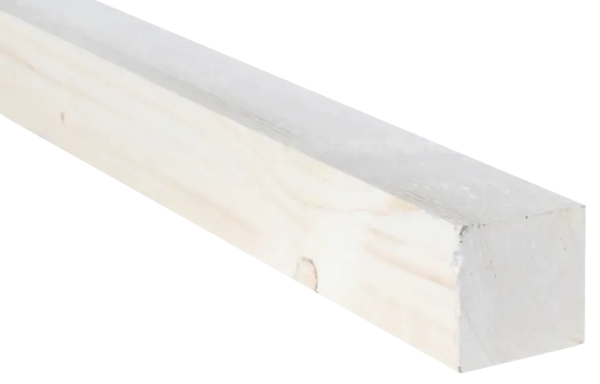 Bouwhout ruw vuren 50x50 mm lengte 210 cm