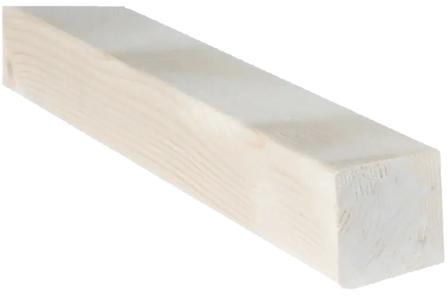 Bouwhout vuren geschaafd 44x44 mm lengte 210 cm