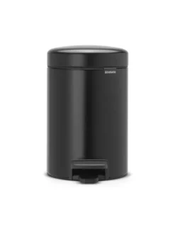 Brabantia Newicon pedaalemmer mat zwart 3 liter