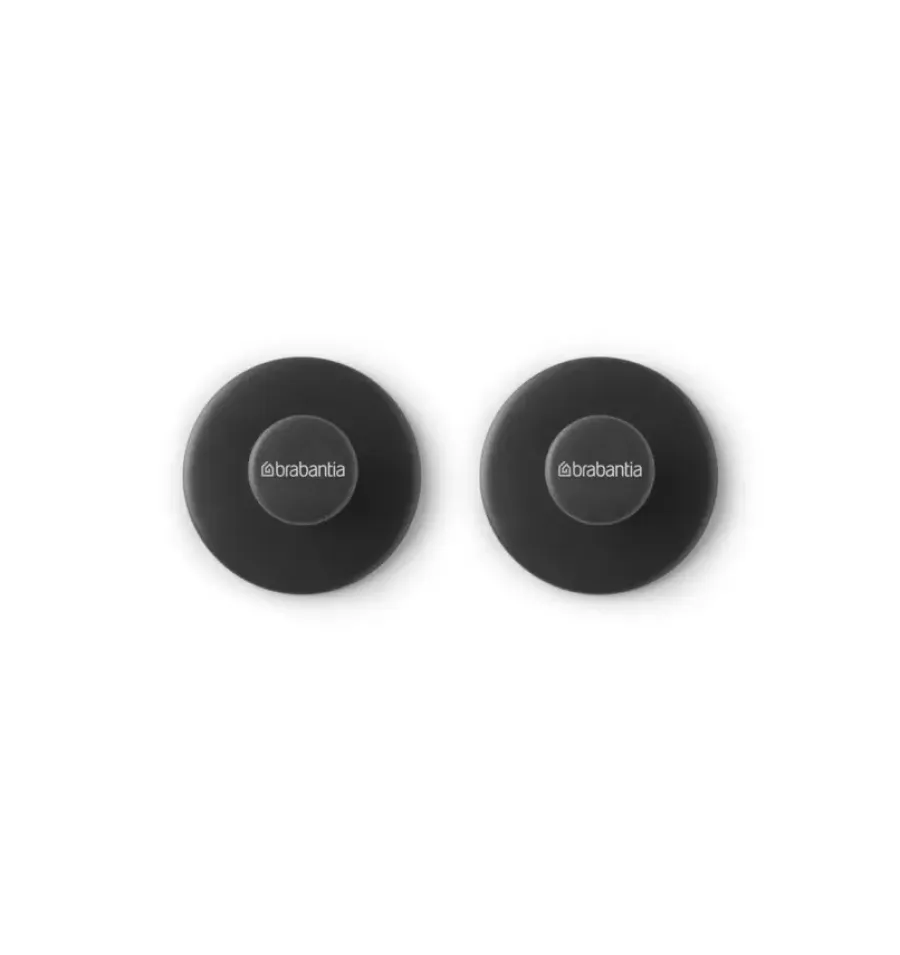 Brabantia ReNew Handdoekhaakjes - 2 stuks - Dark Grey