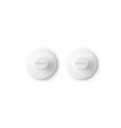 Brabantia ReNew Handdoekhaakjes - 2 stuks - White