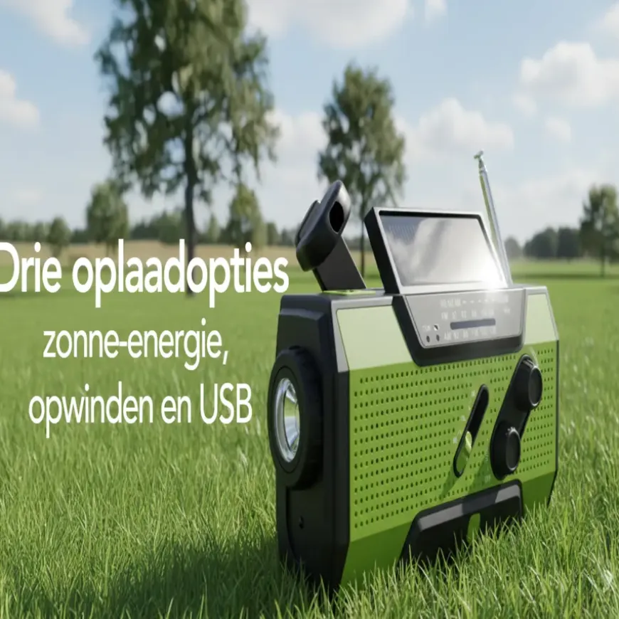 Brixy draagbare noodradio