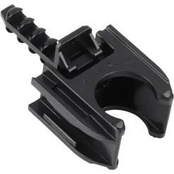 Buisclip euro 16 mm zwart 20 stuks
