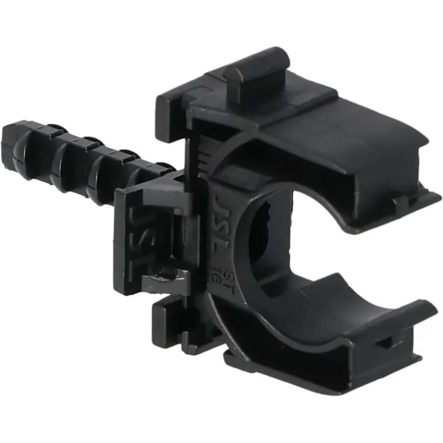Buisclip euro 16 mm zwart 10 stuks