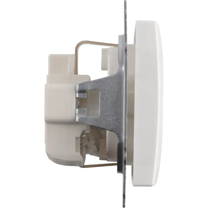 Busch-Jaeger Balance SI Enkel Geaard Stopcontact Wit
