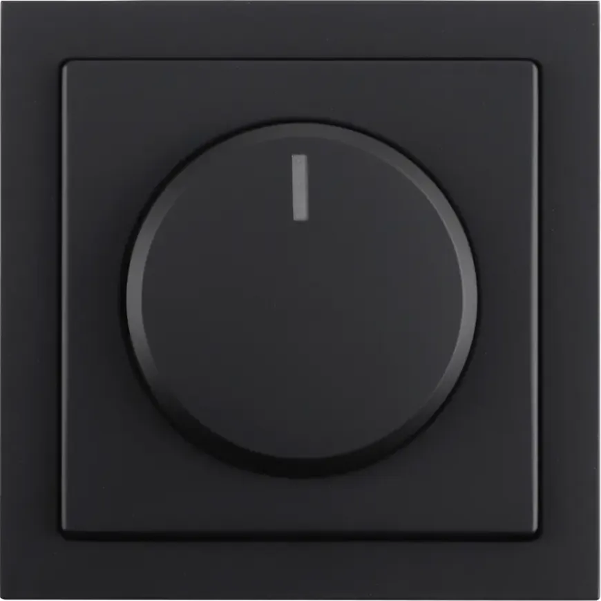 Busch-Jaeger Future Linear centraalplaat dimmer zwart