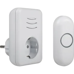 Byron DBY-22313 Draadloze deurbelset plugin met stopcontact 150m