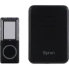 Byron DBY-22352 Draadloze deurbelset plugin 150m Zwart