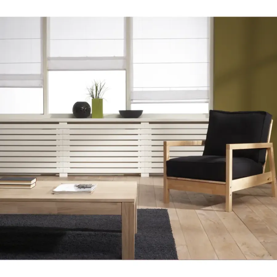 CanDo Radiatorpaneel Burton Wit MDF 60x80 cm