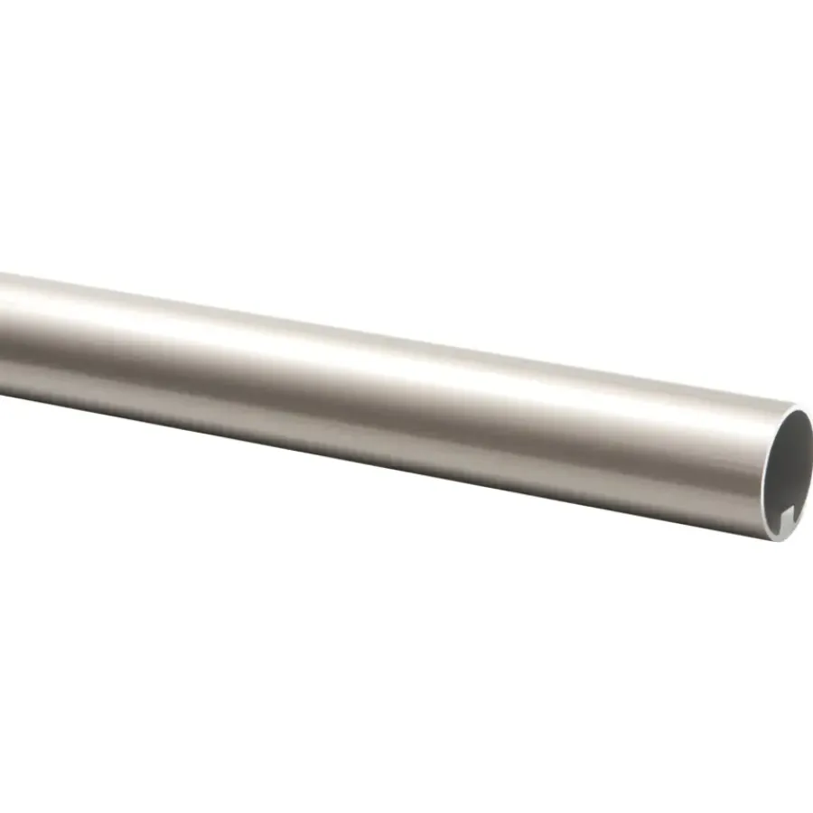 Geen CanDo trapleuning rond Ø 45 mm aluminium met RVS look, lengte 390 cm