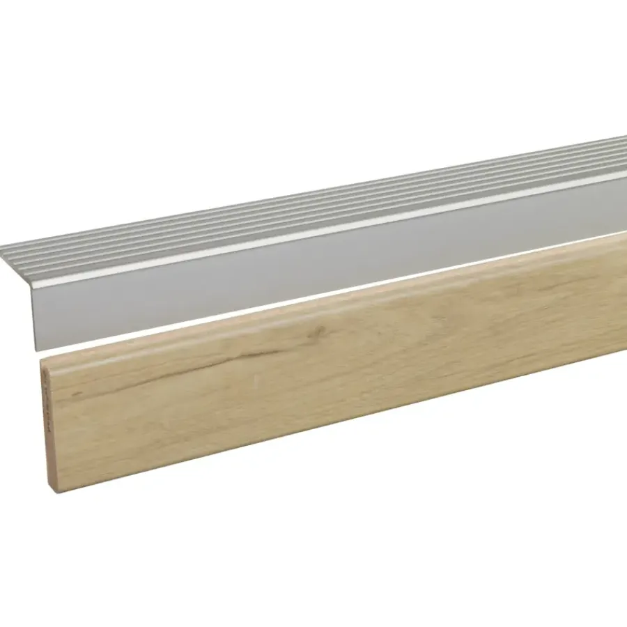Geen CanDo Traprenovatie Afwerklijst Burgos Truffel 130x5 cm