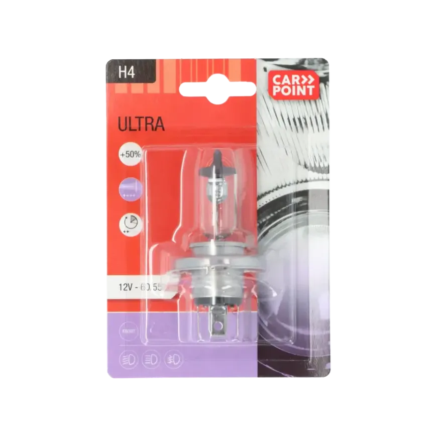 Carpoint autolamp H4 Ultrabright 12V 60/55W