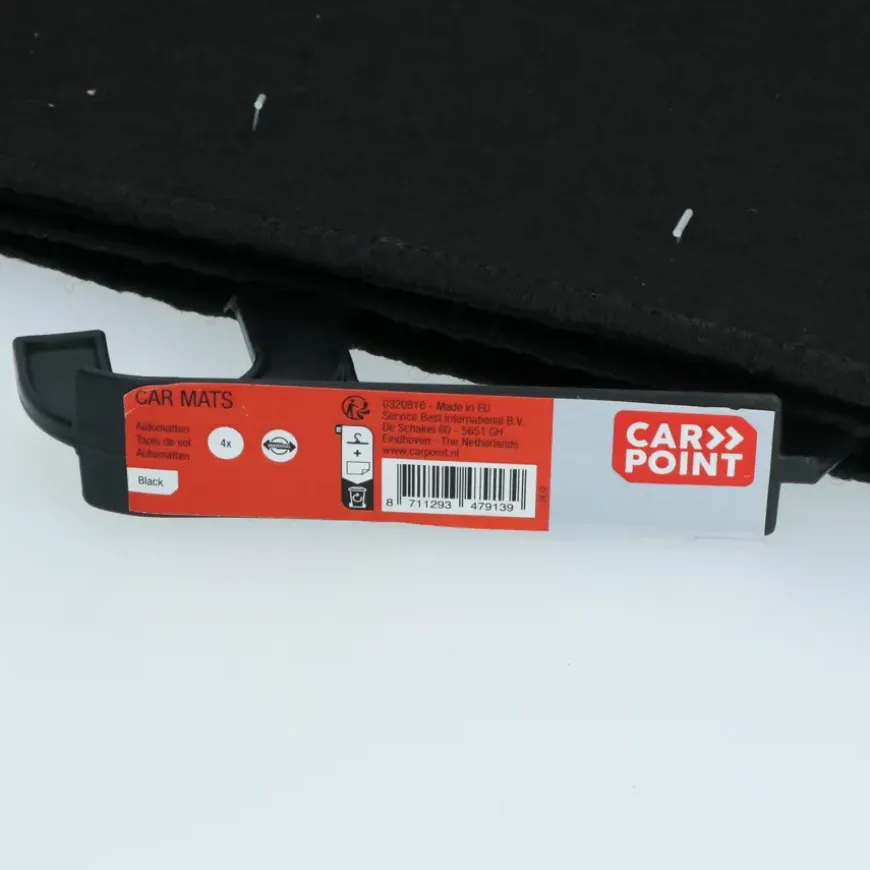 Carpoint Automattenset Universeel Malibu Zwart
