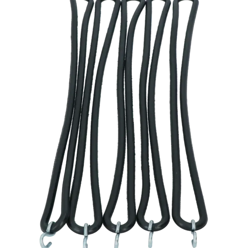 Carpoint Bevestigingsrubbers voor Aanhangernet 40cm 5 stuks