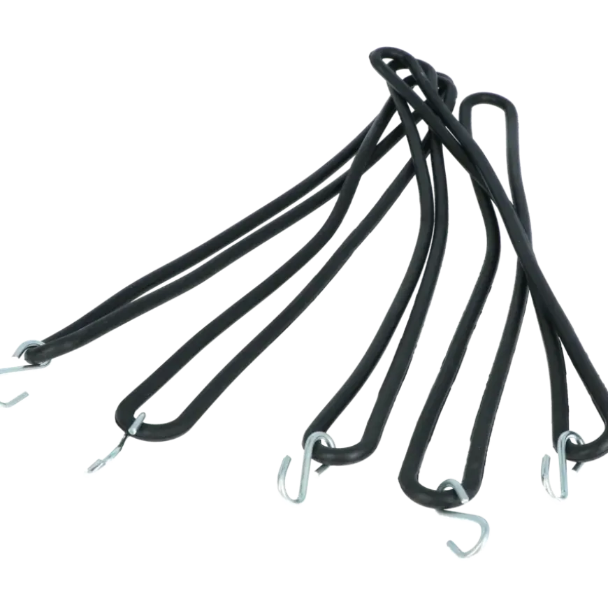 Carpoint Bevestigingsrubbers voor Aanhangernet 40cm 5 stuks