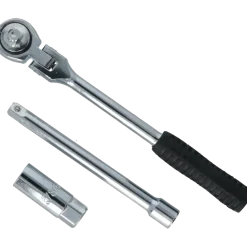 Carpoint bougiesleutel met ratel 16mm