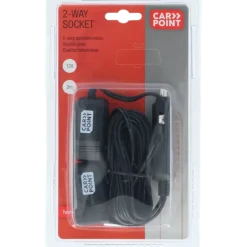 Carpoint dubbele verlengkabel tbv 12 volt lengte 2x2M