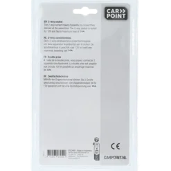 Carpoint dubbele verlengkabel tbv 12 volt lengte 2x2M
