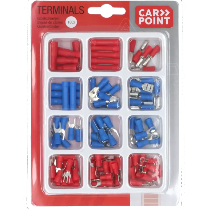 Carpoint kabelschoenen assortiment 100 stuks
