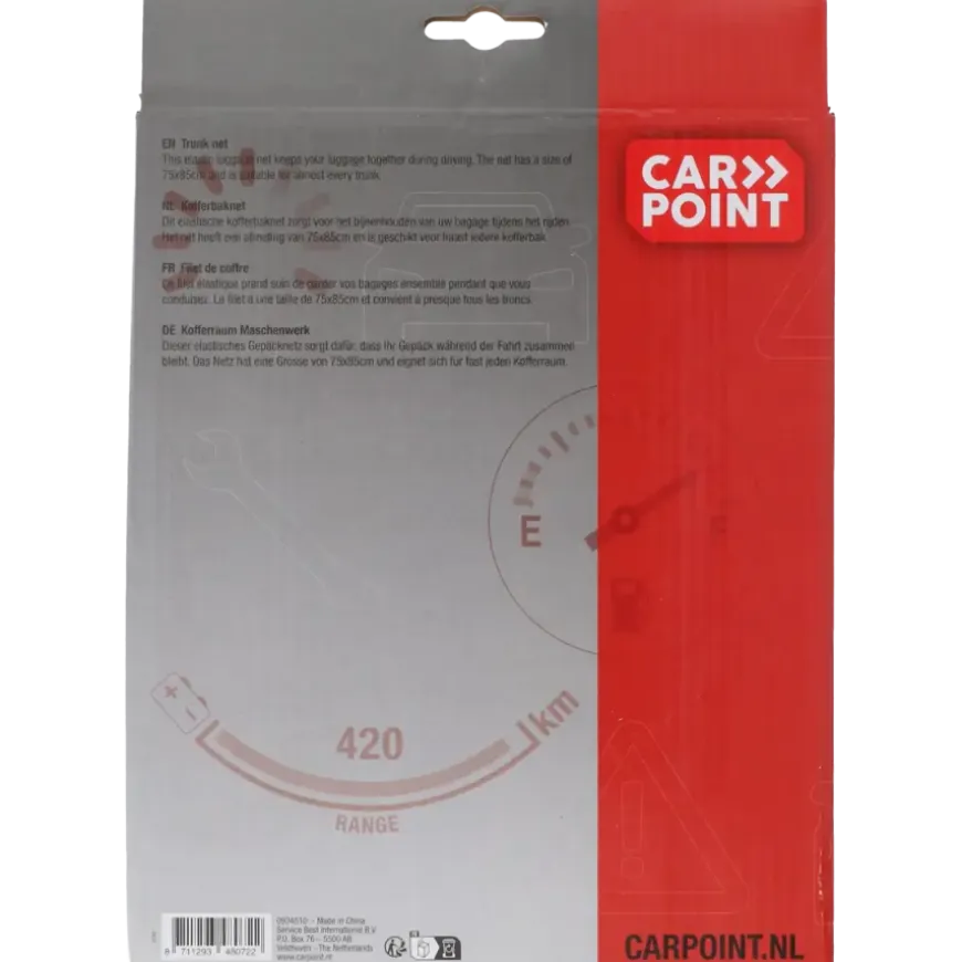 Carpoint kofferbaknet 75x85cm