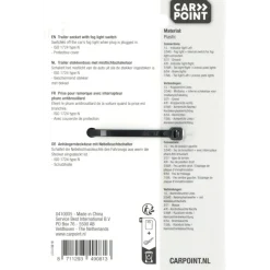 Carpoint 7-Polige Kunststof Stekkerdoos met Mistlampschakeling
