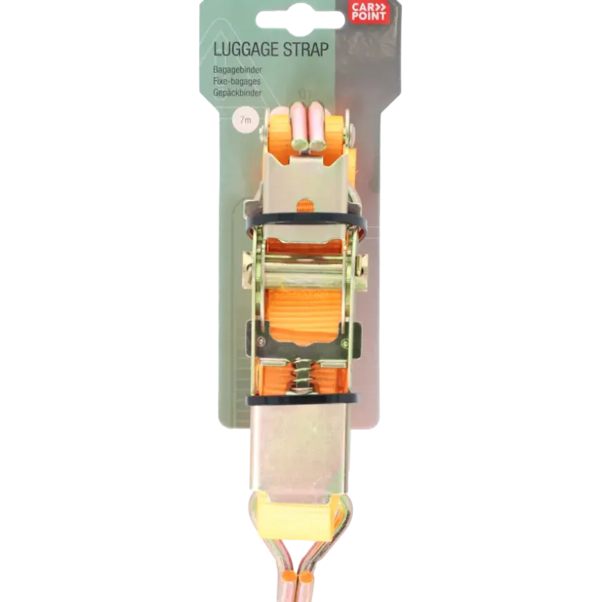 Carpoint Ratel Spanband en Haken 7 Meter