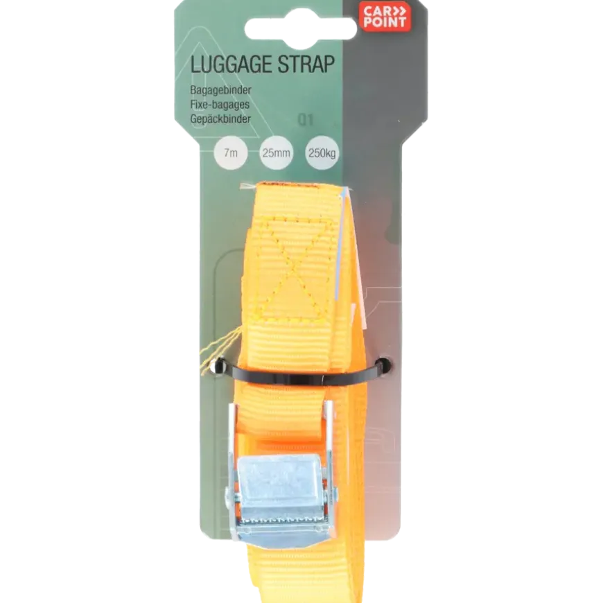 Carpoint Spanband met Klem 7m x 25mm