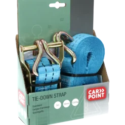 Carpoint Spanband met Ratel en Haken 5 Meter